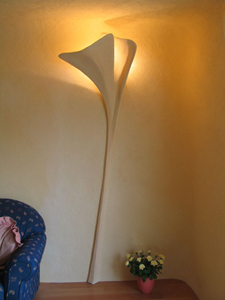 Licht-Quelle mit gerundeten Raumwinkeln